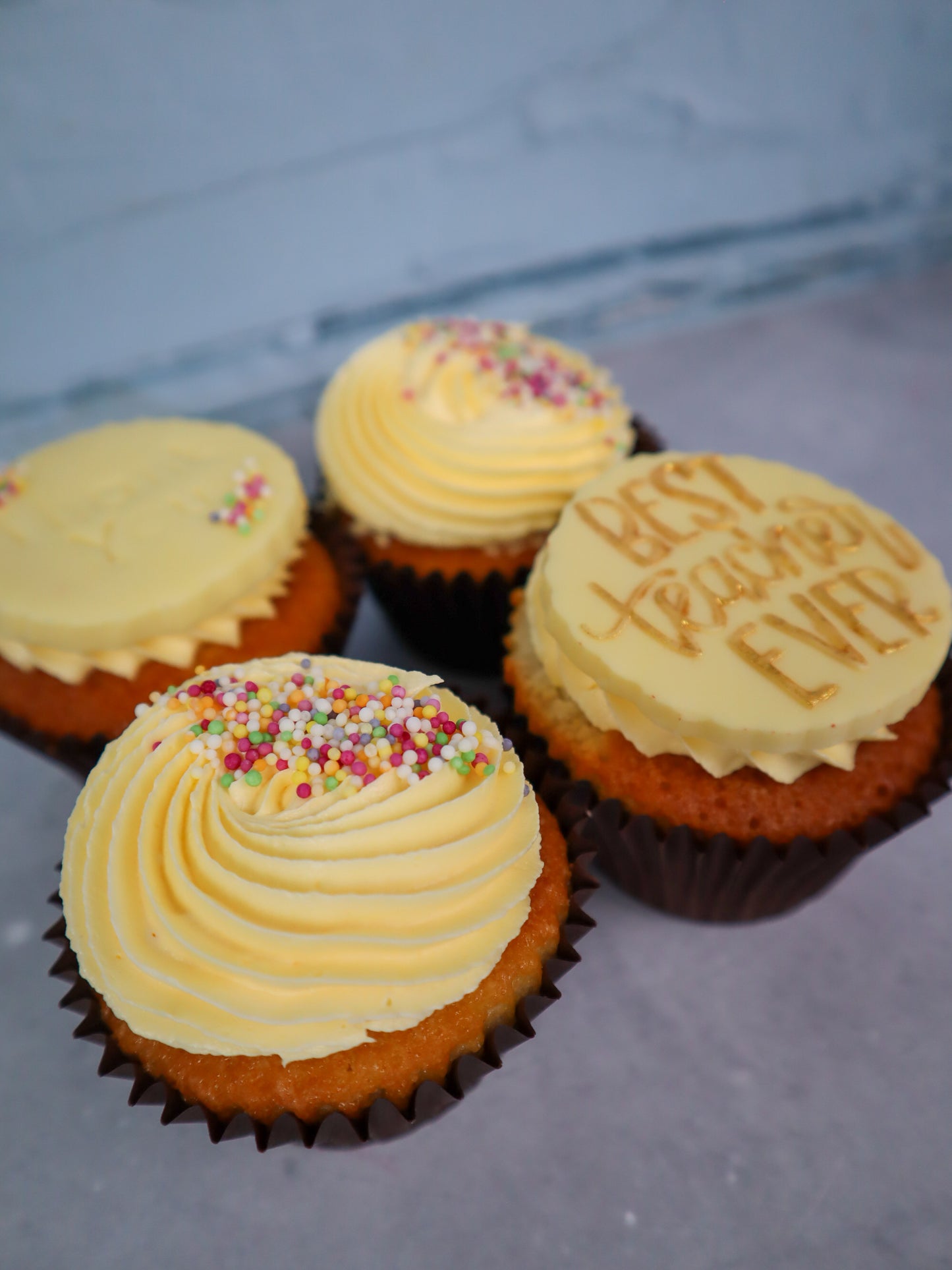 Thank You Teacher Cupcakes