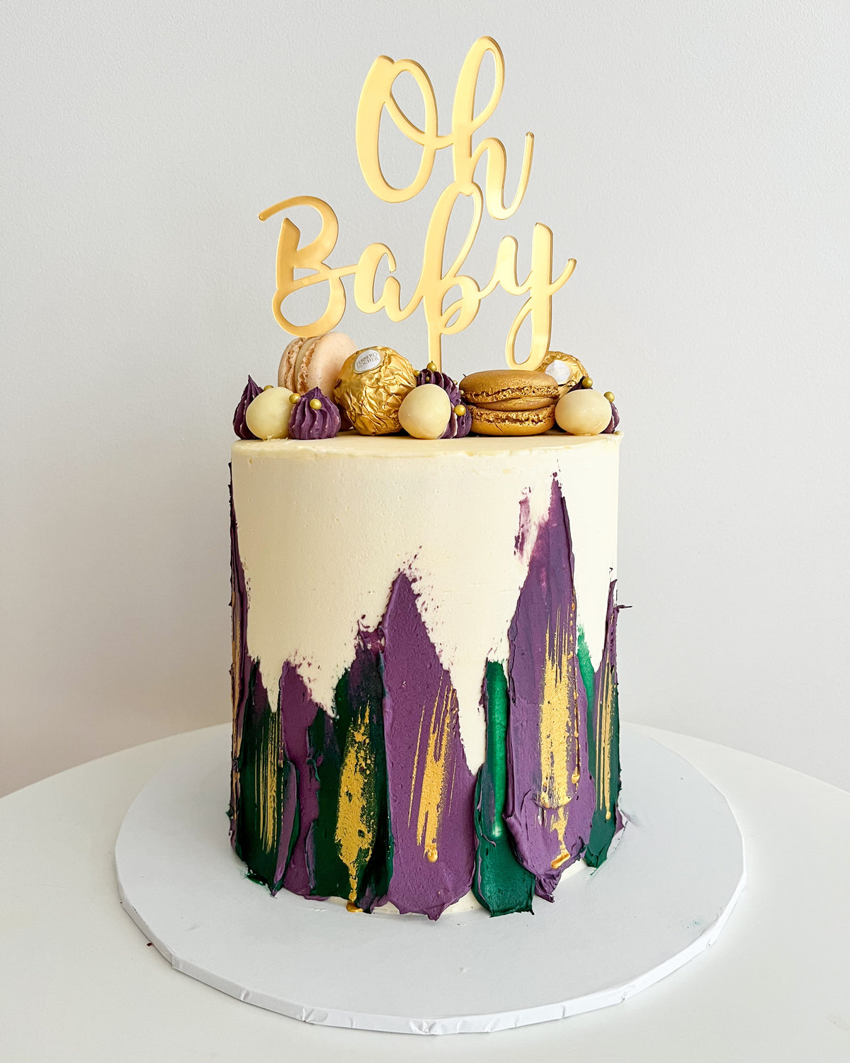 Pattern Line Cake Textured Line Cake – Cakes By Emma
