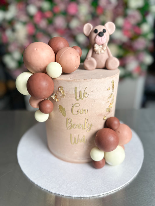 Bear and Ball Cake